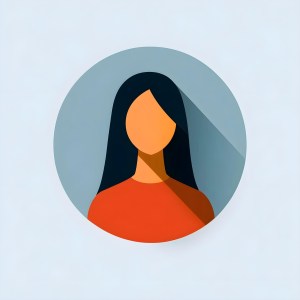 ai generated, woman, profile, avatar, minimalist, classic, vibrant